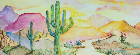 Desert Magic - 3.25 x 16 Kiss Cut - Game On