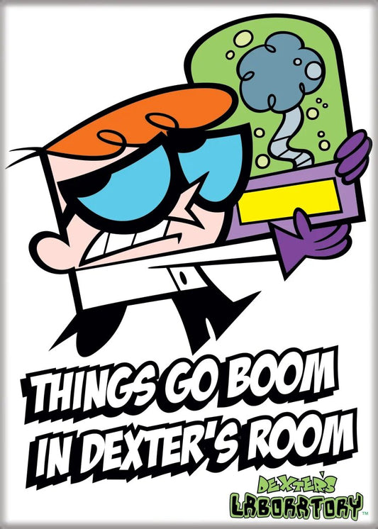 Dexter's Lab - Things Go Boom - Magnet - Game On