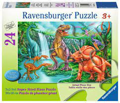 Dino Falls 24pc Puzzle - Game On