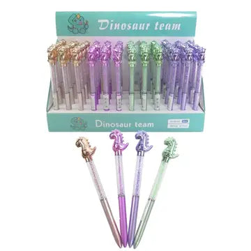 Dinosaur Metallic Beaded Pen - Game On