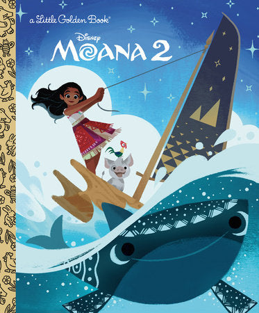 Disney Moana 2 Little Golden Book - Game On