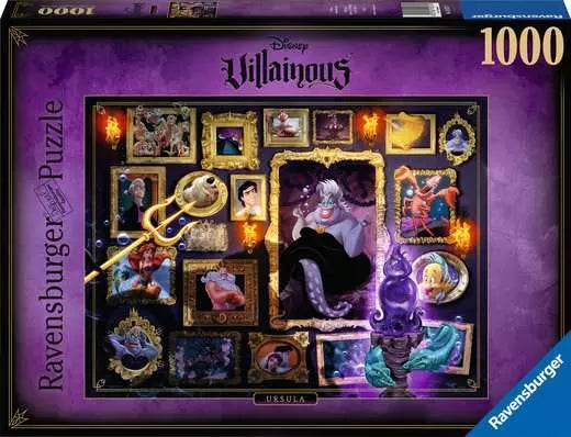 Disney Villainous: Ursula 1000 pc Puzzle - Game On