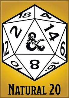 DnD Natural 20 Magnet - Game On