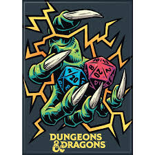DnD Skeleton Hand with Dice Magnet - Game On