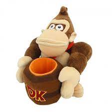Donkey Kong Barrel 8" Plush - Game On