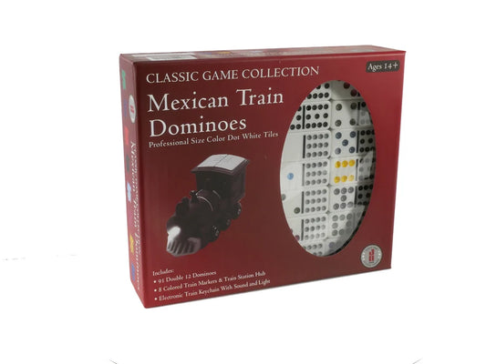 Double 12 Mexican Train Dominoes Set - Game On
