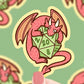Dragon D20 Vinyl Sticker - Game On