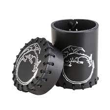 Dragon Leather Black Dice Cup - Game On
