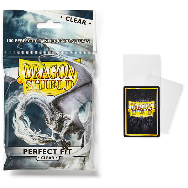Dragon Shield Sleeves - Perfect Fit Clear/Clear - Game On