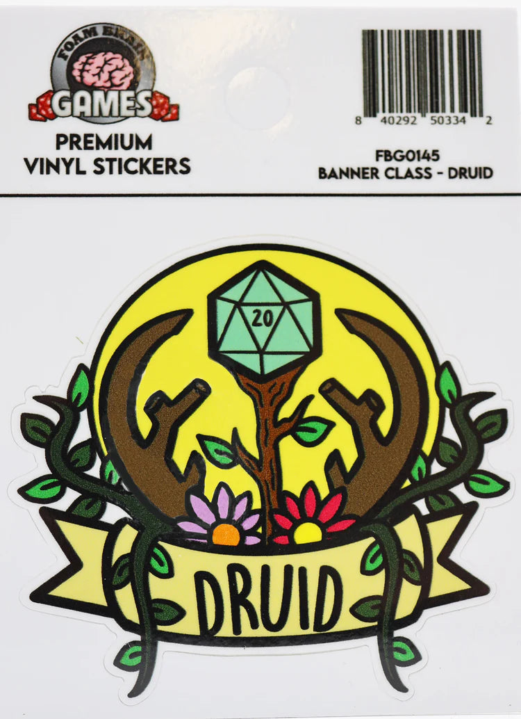 Druid Class Sticker - Game On