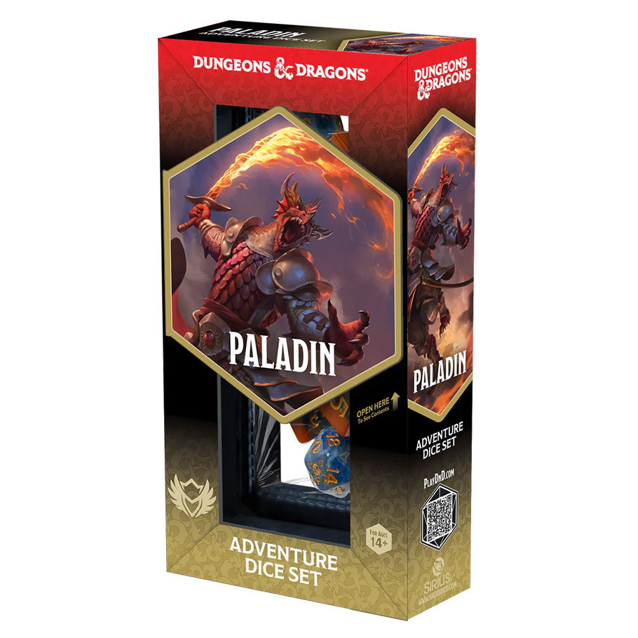 Dungeons & Dragons Adventure Dice Paladin: Orange / Blue - Game On