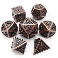 Embossed Antique Copper RPG Met - Game On
