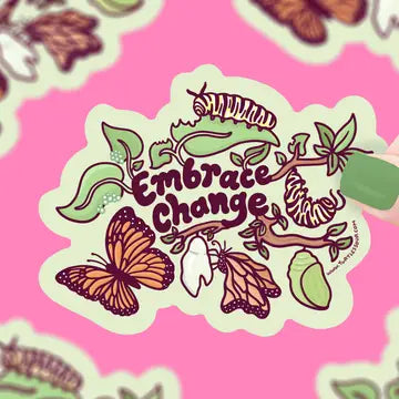 Embrace Change Vinyl Sticker - Game On
