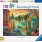 European Villa Views 750 Pc Large Format Puzzle - Game On