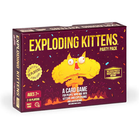 Exploding Kittens Party Pack - Party Games - Game On