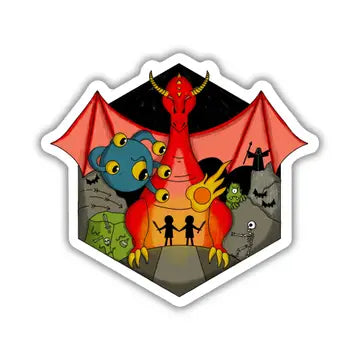 Face the Baddies TTRPG Sticker - Game On