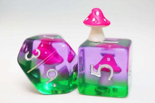 Fae Mushrooms RPG Dice Set - Game On