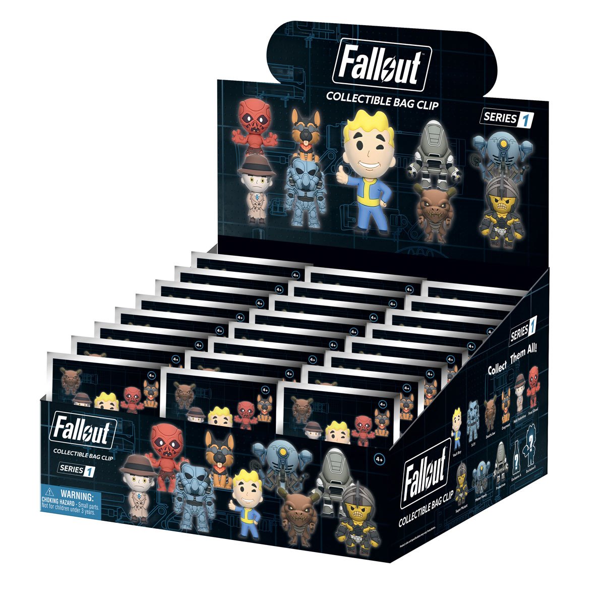 Fallout 3D Foam Bag Clip, Series 1 - Game On