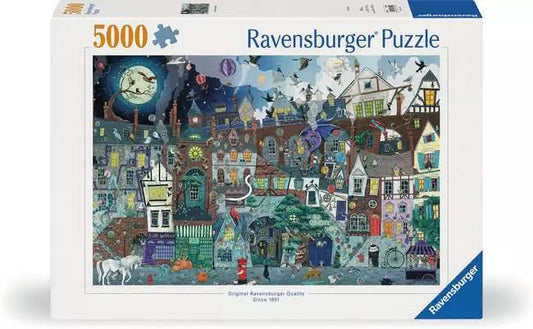Fantasy, Victorian Street 5000 Pc Puzzle - Game On