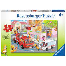 Firefighter Rescue! 60pc Puzzle - Game On