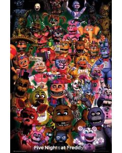 Five Nights at Freddy's Characters - Poster - Game On