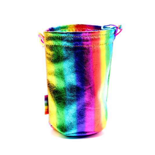 Flat Bottomed Dice Bag - Celebrate Pride - Rainbow - Game On