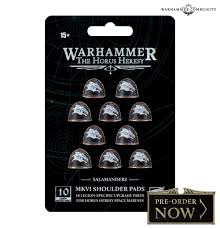 Flesh Tearers Shoulder Pads - Space Marines - Game On
