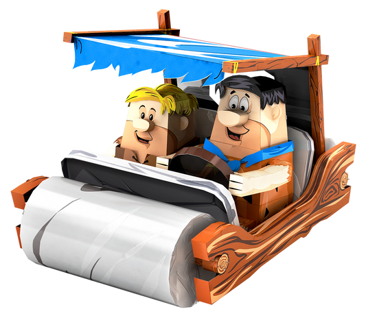 Flintstones Car - Game On