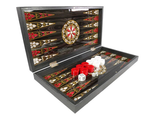 Floral Decoupage Back & Chess - Classic - Game On