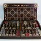 Floral Decoupage Backgammon - Classic - Game On