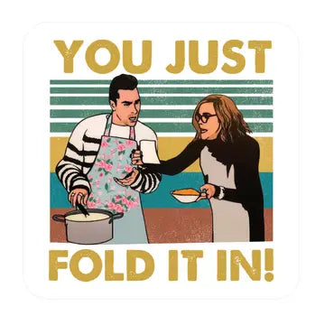 Fold in the Cheese Sticker - Game On