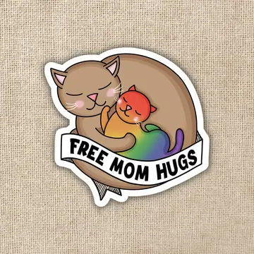 Free Mom Hugs Sticker - Game On