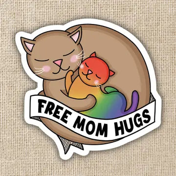 Free Mom Hugs Sticker - Game On