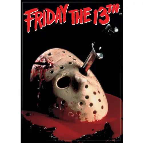 Friday The 13th Mask with Blood Magnet - Game On