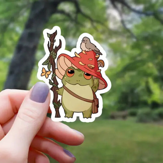 Frog Druid RPG Class Inspired Sticker - Game On