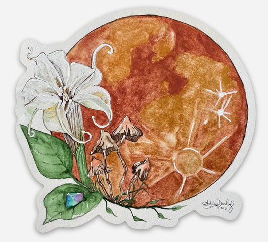 Full Moon Trip Sticker - Game On