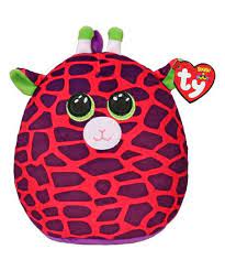 GIlbert giraffe pink squish 10" - Game On