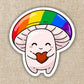 Gay Pride Flag Mushroom Sticker - Game On
