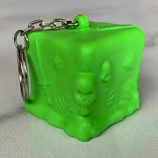 Gelatinous Cube Keychain - Game On