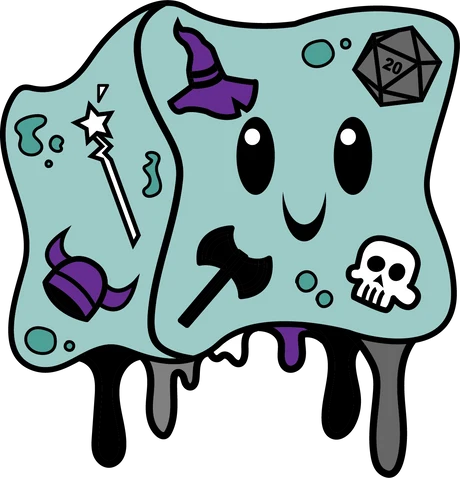 Gelly Cube Pride Pin - Asexual - Game On
