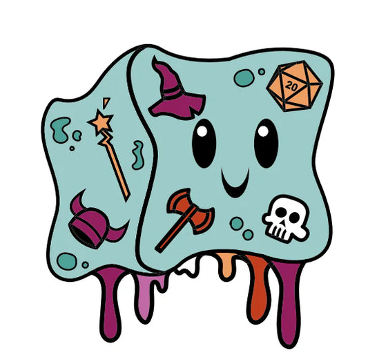 Gelly Cube Pride Pin - Lesbian - Game On