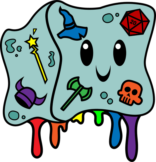 Gelly Cube Pride Pin - Rainbow - Game On