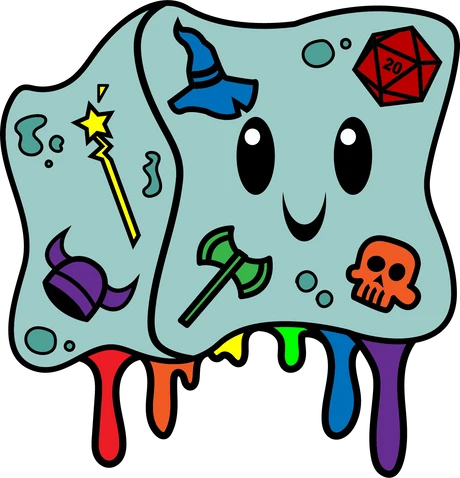 Gelly Cube Pride Pin - Rainbow - Game On