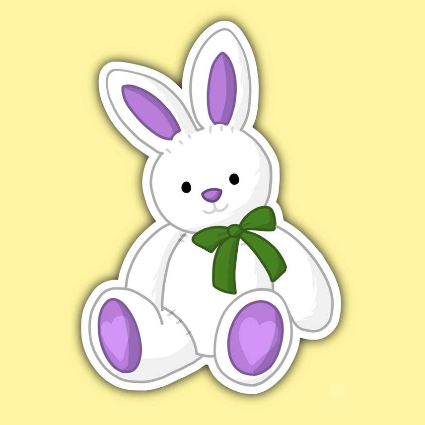 Genderqueer Bunny Sticker - Game On