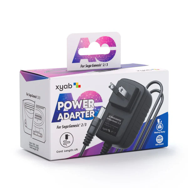 Genesis 2&3 / Game Gear - Power Adapter - Game On