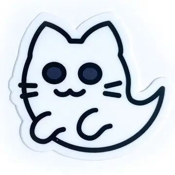Ghost Kitty Sticker - Game On