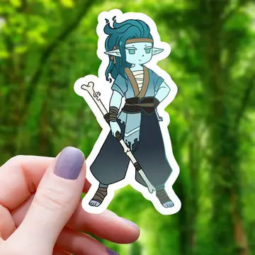 Ghost Monk TTRPG - Class Sticker - Game On