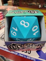 Giant D20 Foam Dice - Teal - Game On