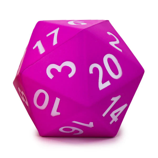 Giant D20 Foam Dice - Purple - Game On