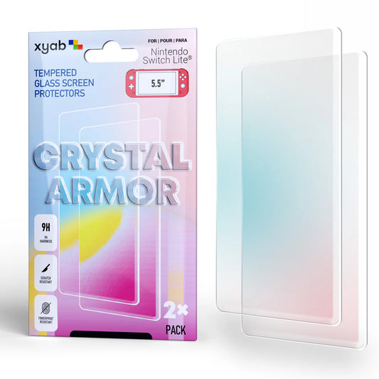 Switch Lite Tempered Glass Protector - Game On